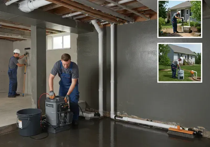 Basement Waterproofing and Flood Prevention process in Linden, MI